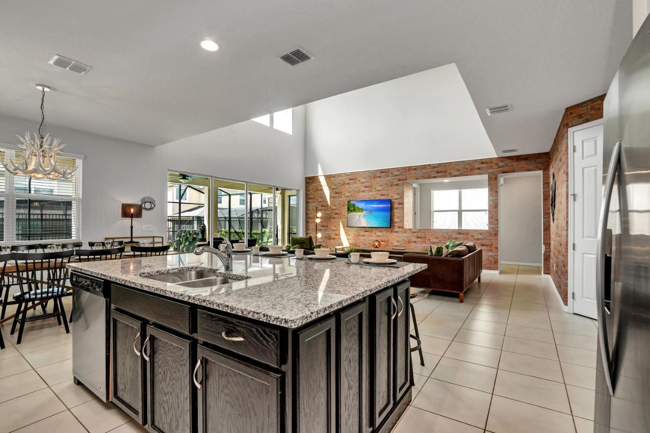 Modern Villa Wprivate Pool&Spa, Free Water Park Orlando Exterior photo