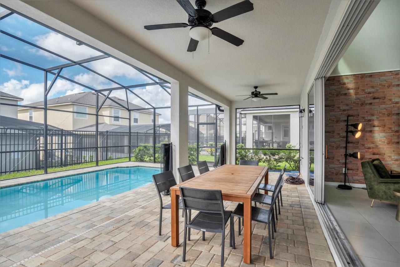 Modern Villa Wprivate Pool&Spa, Free Water Park Orlando Exterior photo