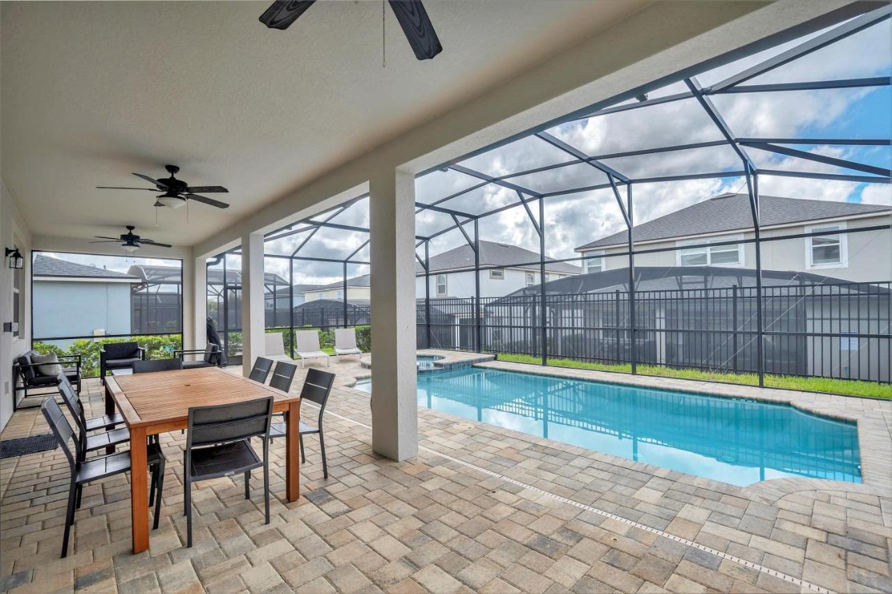 Modern Villa Wprivate Pool&Spa, Free Water Park Orlando Exterior photo
